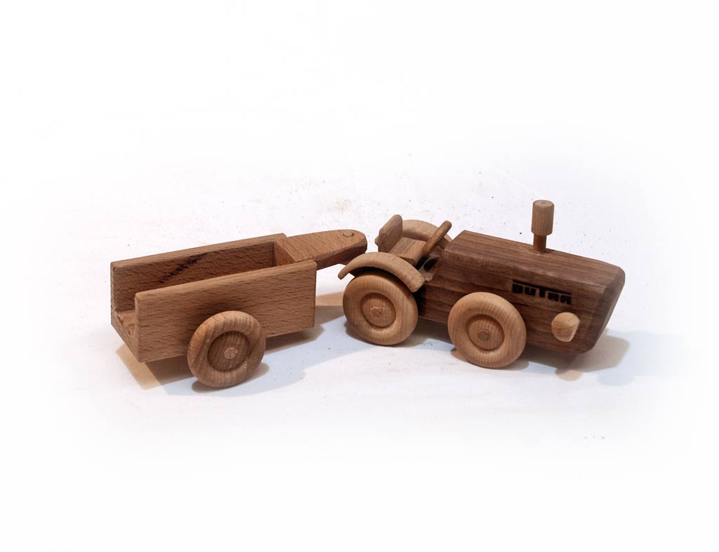 Traktor (Dutra) + pótkocsi
